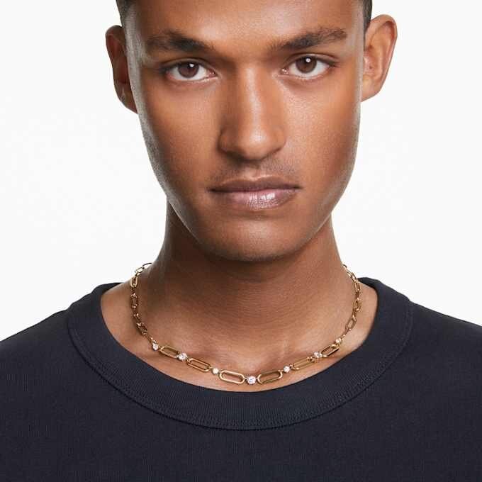 Collar Constella blanco, chapado en tono dorado Collar Constella blanco, chapado en tono dorado
