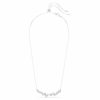 Collar Constella con cortes mixtos, blanco, chapado en rodio Collar Constella con cortes mixtos, blanco, chapado en rodio