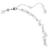 Collar Constella con cortes mixtos, cierre, blanco, chapado en rodio Collar Constella con cortes mixtos, cierre, blanco, chapado en rodio