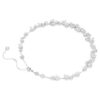 Collar Constella de corte redondo, blanco, chapado en rodio Collar Constella de corte redondo, blanco, chapado en rodio