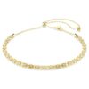 Collar Dextera de corte redondo, blanco, acabado dorado
