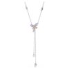 Collar en Y de Ariana Grande X Swarovski con cortes mixtos, libélula, multicolor, chapado en rodio