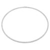 Collar Eternity Tennis con diamantes cultivados en laboratorio, 7 Ct Tw, forma redonda, oro blanco de 14K Collar Eternity Tennis con diamantes cultivados en laboratorio, 7 Ct Tw, forma redonda, oro blanco de 14K