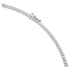 Collar Eternity Tennis con diamantes cultivados en laboratorio, 7 Ct Tw, forma redonda, oro blanco de 14K Collar Eternity Tennis con diamantes cultivados en laboratorio, 7 Ct Tw, forma redonda, oro blanco de 14K
