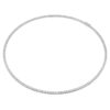 Collar Eternity Tennis con diamantes cultivados en laboratorio, 7 Ct Tw, forma redonda, oro blanco de 14K Collar Eternity Tennis con diamantes cultivados en laboratorio, 7 Ct Tw, forma redonda, oro blanco de 14K
