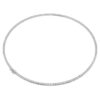 Collar Eternity Tennis con diamantes cultivados en laboratorio, 7 Ct Tw, forma redonda, oro blanco de 14K Collar Eternity Tennis con diamantes cultivados en laboratorio, 7 Ct Tw, forma redonda, oro blanco de 14K