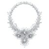 Collar Galaxy con diamantes cultivados en laboratorio, 156,62 Ct en total, formas mixtas, oro blanco de 18K Collar Galaxy con diamantes cultivados en laboratorio, 156,62 Ct en total, formas mixtas, oro blanco de 18K