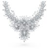 Collar Galaxy con diamantes cultivados en laboratorio, 156,62 Ct en total, formas mixtas, oro blanco de 18K Collar Galaxy con diamantes cultivados en laboratorio, 156,62 Ct en total, formas mixtas, oro blanco de 18K