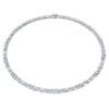 Collar «Galaxy Tennis» con diamantes cultivados en laboratorio, 47,27 Ct en total, formas mixtas, oro blanco de 18K Collar «Galaxy Tennis» con diamantes cultivados en laboratorio, 47,27 Ct en total, formas mixtas, oro blanco de 18K