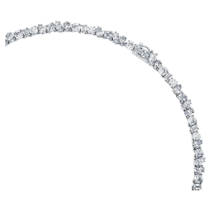 Collar «Galaxy Tennis» con diamantes cultivados en laboratorio, 47,27 Ct en total, formas mixtas, oro blanco de 18K Collar «Galaxy Tennis» con diamantes cultivados en laboratorio, 47,27 Ct en total, formas mixtas, oro blanco de 18K