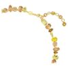 Collar Gema con cortes mixtos, amarillo, chapado en tono dorado Collar Gema con cortes mixtos, amarillo, chapado en tono dorado