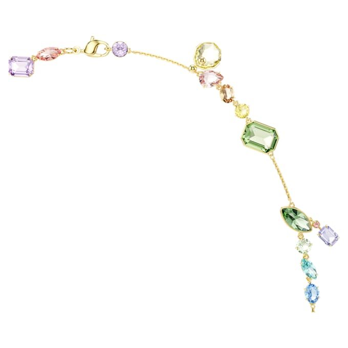 Collar Gema de tallas mixtas, multicolor, chapado en tono dorado Collar Gema de tallas mixtas, multicolor, chapado en tono dorado