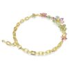 Collar Idyllia con cortes mixtos, flor, multicolor, chapado en tono dorado Collar Idyllia con cortes mixtos, flor, multicolor, chapado en tono dorado