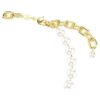Collar Idyllia con perlas de cristal, blanco, chapado en tono dorado Collar Idyllia con perlas de cristal, blanco, chapado en tono dorado