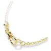 Collar Idyllia con perlas de cristal, blanco, chapado en tono dorado Collar Idyllia con perlas de cristal, blanco, chapado en tono dorado
