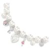 Collar Idyllia con perlas de cristal, cortes mixtos, blanco, chapado en rodio Collar Idyllia con perlas de cristal, cortes mixtos, blanco, chapado en rodio