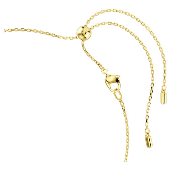 Collar Idyllia con perlas de cristal, cortes mixtos, forma de flor, multicolor, chapado en tono dorado Collar Idyllia con perlas de cristal, cortes mixtos, forma de flor, multicolor, chapado en tono dorado