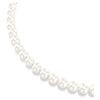 Collar Matrix con perlas de cristal, blanco, chapado en rodio Collar Matrix con perlas de cristal, blanco, chapado en rodio