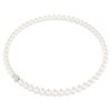 Collar Matrix con perlas de cristal, blanco, chapado en rodio Collar Matrix con perlas de cristal, blanco, chapado en rodio