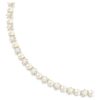 Collar Matrix Tennis con perlas de cristal, corte redondo, blanco, chapado en tono dorado Collar Matrix Tennis con perlas de cristal, corte redondo, blanco, chapado en tono dorado
