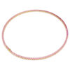 Collar Matrix Tennis, corte redondo, rosa, chapado en tono dorado Collar Matrix Tennis, corte redondo, rosa, chapado en tono dorado