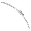 Collar Octagon con diamantes cultivados en laboratorio, 12,86 Ct en total, forma octogonal, oro blanco de 18K