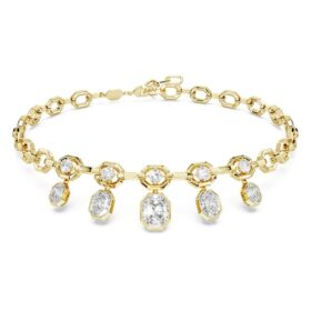 Collar octogonal con diamantes cultivados en laboratorio, 12,56 ct en total, formas mixtas, oro amarillo de 18K Collar octogonal con diamantes cultivados en laboratorio, 12,56 ct en total, formas mixtas, oro amarillo de 18K