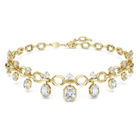 Collar octogonal con diamantes cultivados en laboratorio, 18,39 Ct en total, formas mixtas, oro amarillo de 18K Collar octogonal con diamantes cultivados en laboratorio, 18,39 Ct en total, formas mixtas, oro amarillo de 18K