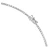 Collar octogonal con diamantes cultivados en laboratorio, 19,90 Ct en total, forma octogonal, oro blanco de 18K Collar octogonal con diamantes cultivados en laboratorio, 19,90 Ct en total, forma octogonal, oro blanco de 18K