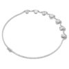 Collar octogonal con diamantes cultivados en laboratorio, 37,70 Ct en total, forma octogonal, oro blanco de 18K