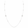 Collar «Snake Strandage» con perlas de cristal, cortes mixtos, Año de la Serpiente, blanco, chapado en rodio Collar «Snake Strandage» con perlas de cristal, cortes mixtos, Año de la Serpiente, blanco, chapado en rodio