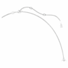 Collar «Snake Strandage» con perlas de cristal, cortes mixtos, Año de la Serpiente, blanco, chapado en rodio Collar «Snake Strandage» con perlas de cristal, cortes mixtos, Año de la Serpiente, blanco, chapado en rodio