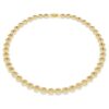 Collar Una Angelic, corte redondo, color caramelo, chapado en tono dorado Collar Una Angelic, corte redondo, color caramelo, chapado en tono dorado
