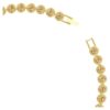 Collar Una Angelic, corte redondo, color caramelo, chapado en tono dorado Collar Una Angelic, corte redondo, color caramelo, chapado en tono dorado