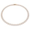 Collar Una Angelic, corte redondo, mediano, blanco, chapado en tono oro rosa Collar Una Angelic, corte redondo, mediano, blanco, chapado en tono oro rosa