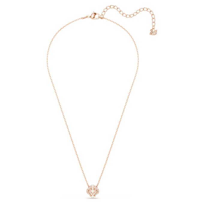Collar Una Clover, rosa, chapado en tono oro rosa Collar Una Clover, rosa, chapado en tono oro rosa
