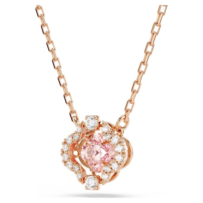 Collar Una Clover, rosa, chapado en tono oro rosa Collar Una Clover, rosa, chapado en tono oro rosa