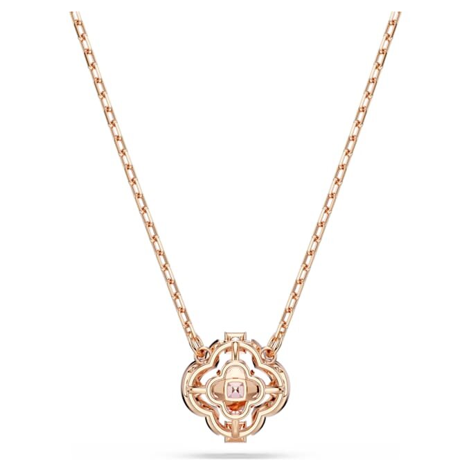 Collar Una Clover, rosa, chapado en tono oro rosa Collar Una Clover, rosa, chapado en tono oro rosa