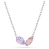 Conjunto Ariana Grande X Swarovski con cortes mixtos, multicolor, chapado en rodio Conjunto Ariana Grande X Swarovski con cortes mixtos, multicolor, chapado en rodio