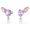 Conjunto Ariana Grande X Swarovski con cortes mixtos, multicolor, chapado en rodio Conjunto Ariana Grande X Swarovski con cortes mixtos, multicolor, chapado en rodio