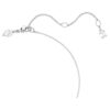 Conjunto Ariana Grande x Swarovski: cortes mixtos, corazón, blanco, chapado en rodio Conjunto Ariana Grande x Swarovski: cortes mixtos, corazón, blanco, chapado en rodio