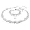Conjunto Constella de cortes mixtos, blanco, chapado en rodio Conjunto Constella de cortes mixtos, blanco, chapado en rodio
