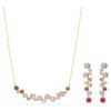 Conjunto Constella de cortes mixtos, multicolor, chapado en tono dorado Conjunto Constella de cortes mixtos, multicolor, chapado en tono dorado