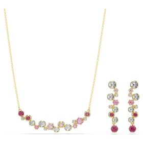 Conjunto Constella de cortes mixtos, multicolor, chapado en tono dorado