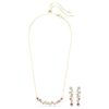 Conjunto Constella de cortes mixtos, multicolor, chapado en tono dorado Conjunto Constella de cortes mixtos, multicolor, chapado en tono dorado