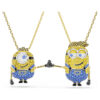 Conjunto de Minions James y Henry con pavé, multicolor, chapado en tono dorado Conjunto de Minions James y Henry con pavé, multicolor, chapado en tono dorado