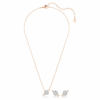 Conjunto Idyllia con cortes mixtos, corazón con flecha, chapado en tono oro blanco y rosa