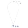 Conjunto «Magic Set» Copo de nieve, azul, chapado en rodio Conjunto «Magic Set» Copo de nieve, azul, chapado en rodio