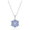 Conjunto «Magic Set» Copo de nieve, azul, chapado en rodio Conjunto «Magic Set» Copo de nieve, azul, chapado en rodio