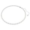 Conjunto Matrix de perlas de cristal, corte redondo, blanco, chapado en rodio Conjunto Matrix de perlas de cristal, corte redondo, blanco, chapado en rodio